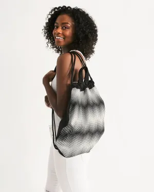 Althea Triangle Chevron Canvas Drawstring Bag
