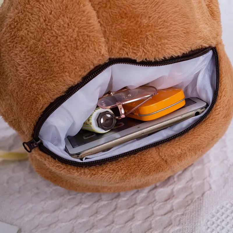 Backpack Baby Plush Toy Hand    2019 Winter  Birthday Gift