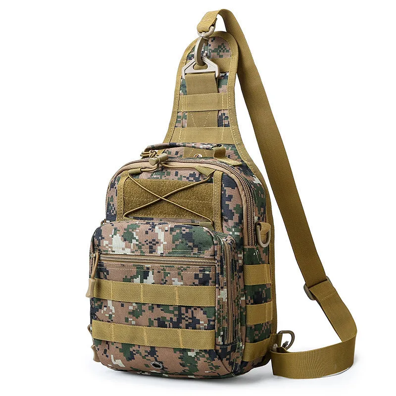 Backpack Cycling   Waterproof Combat   Printed Men Chest   Large Capacity Crossbody shoulder bag