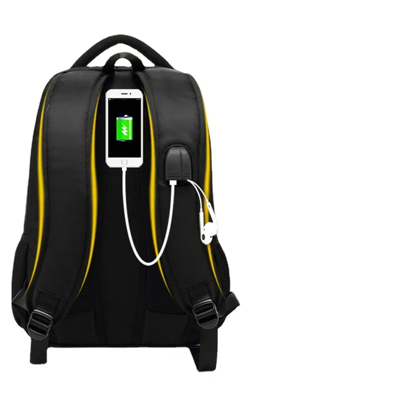 Backpack   Middle School Student  Travel Men Large Capacity Computer shoulder bag