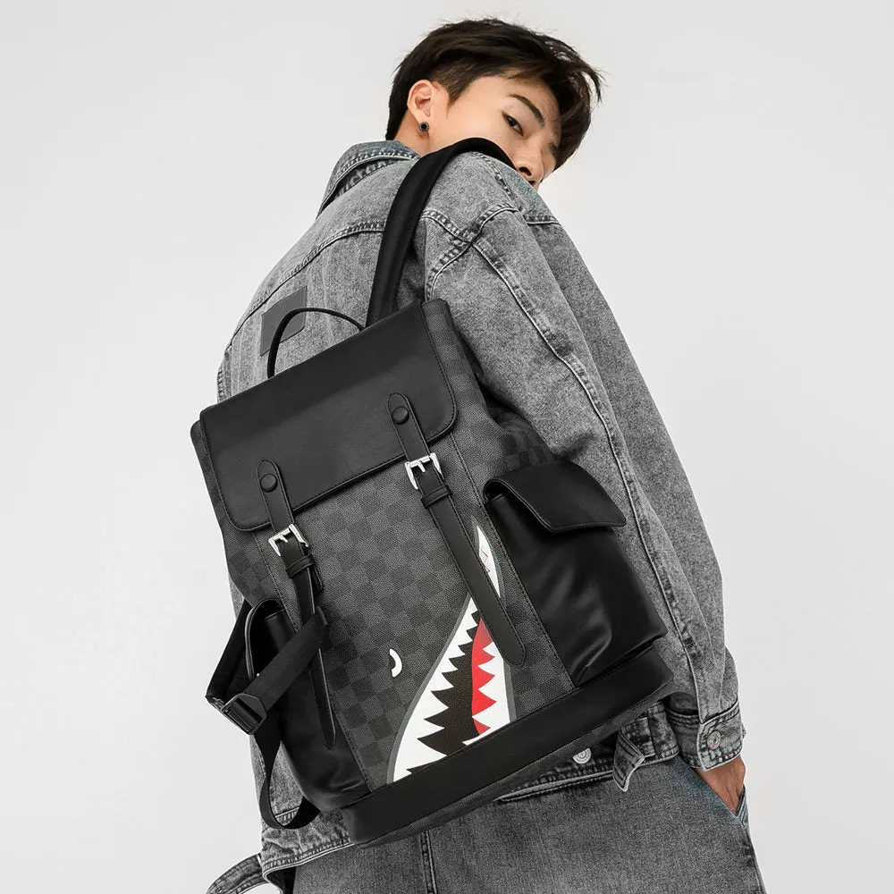 Backpack Unisex   Multi-Pocket   travel  Student School Bag