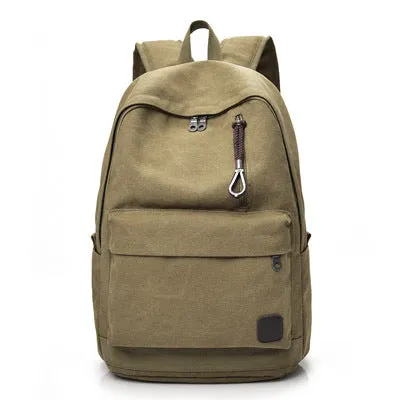 Backpack Vintage Travel Bag College Unisex Student Schoolbag 8016