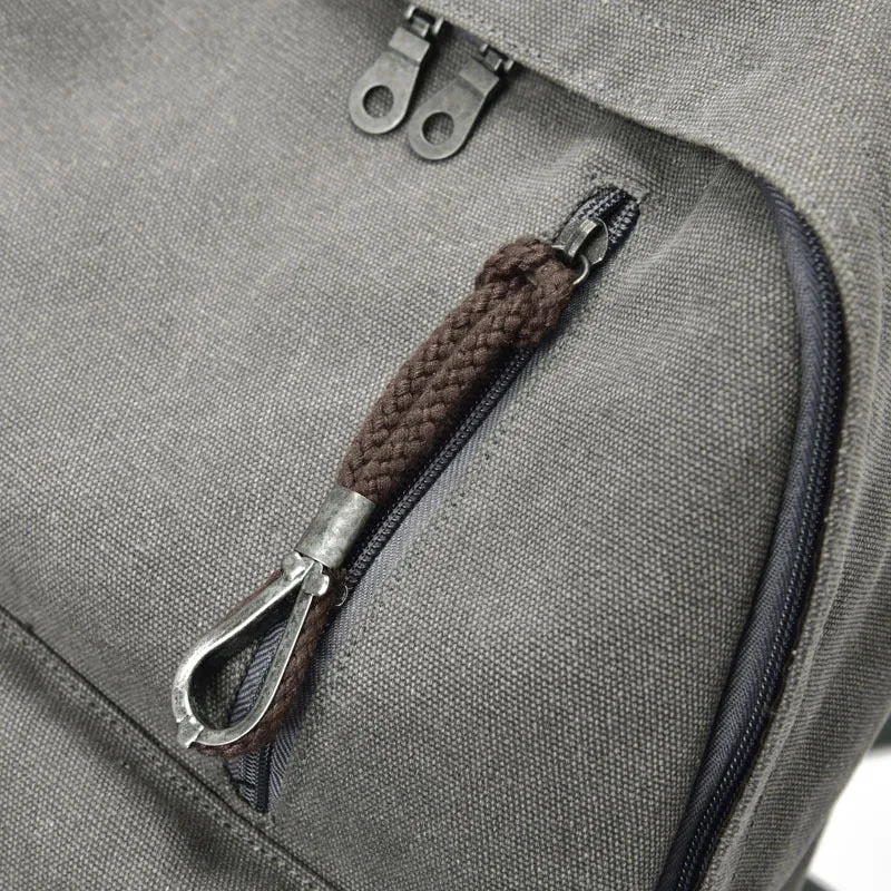 Backpack Vintage Travel Bag College Unisex Student Schoolbag 8016