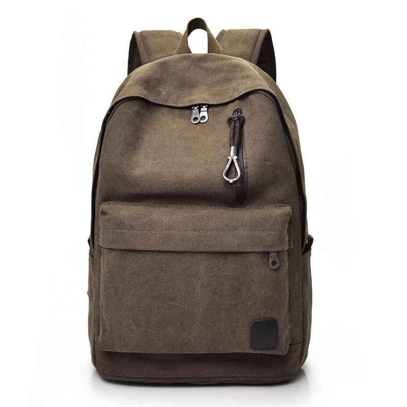 Backpack Vintage Travel Bag College Unisex Student Schoolbag 8016