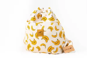 Bananas Canvas Drawstring Day Bag
