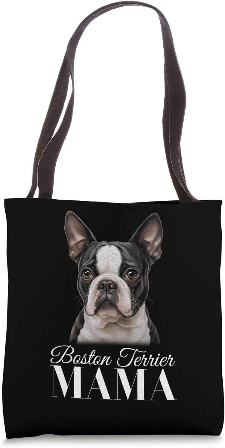 Boston Terrier Mama Tote Bag