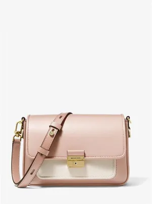 Bradshaw Medium Color-Block Leather Messenger Bag