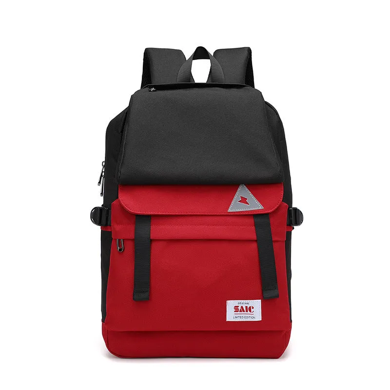 Buffalo Canvas Backpack Men's and Women's Outdoor Travel Backpack Student Schoolbag
