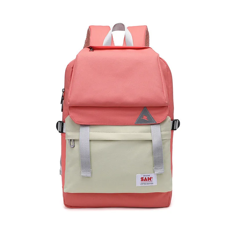Buffalo Canvas Backpack Men's and Women's Outdoor Travel Backpack Student Schoolbag