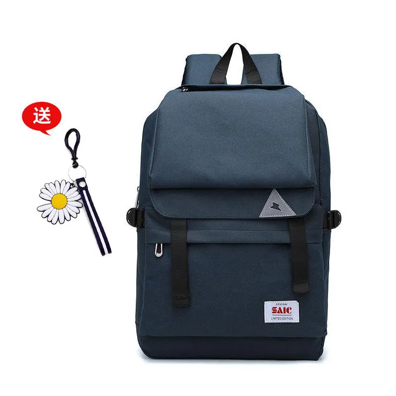 Buffalo Canvas Backpack Men's and Women's Outdoor Travel Backpack Student Schoolbag