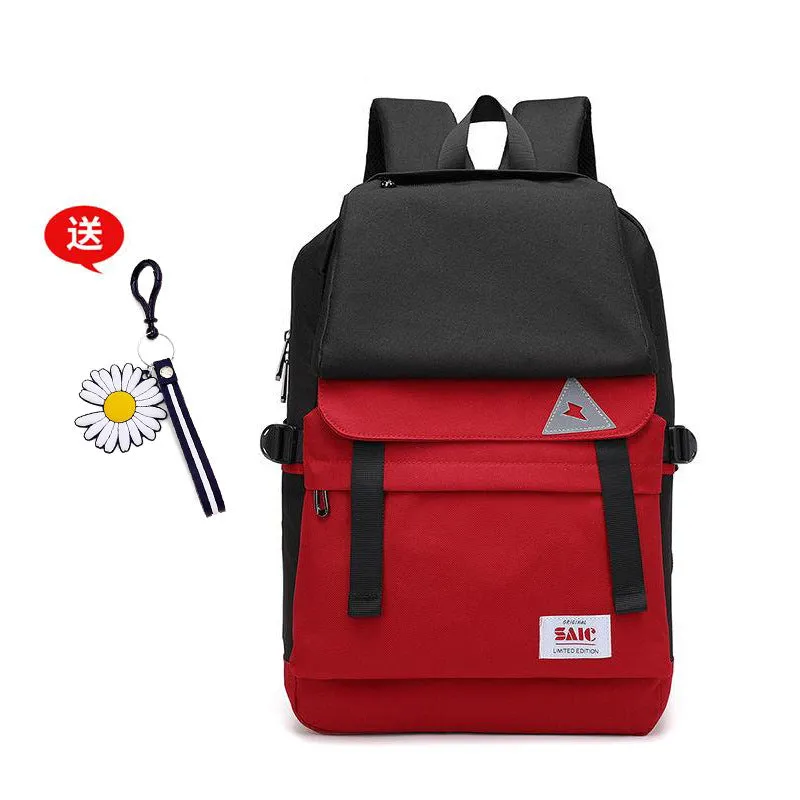 Buffalo Canvas Backpack Men's and Women's Outdoor Travel Backpack Student Schoolbag