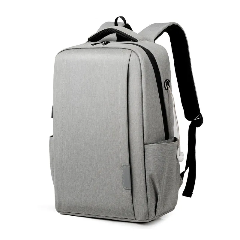 Business Casual Computer Bag Student Schoolbag Rechargeable Anti-Theft Backpack