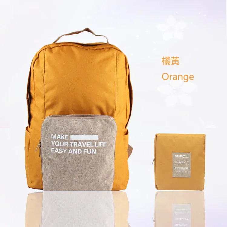 Carpetbag Backpack Student Schoolbag Outdoor Multifunctional Travel Storage Bag Hiking Backpack
