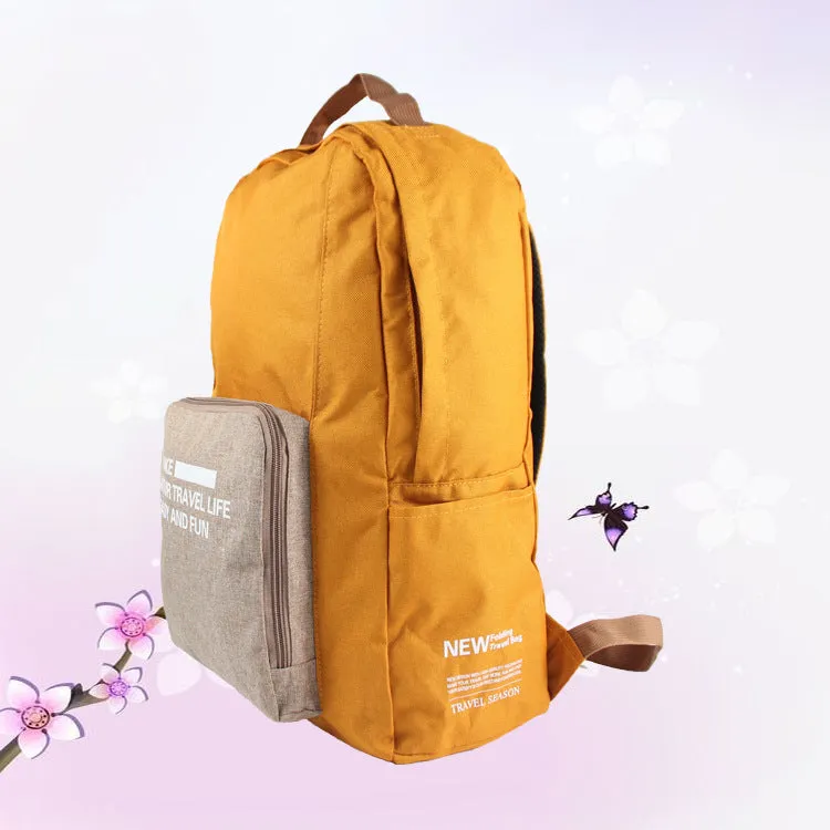 Carpetbag Backpack Student Schoolbag Outdoor Multifunctional Travel Storage Bag Hiking Backpack