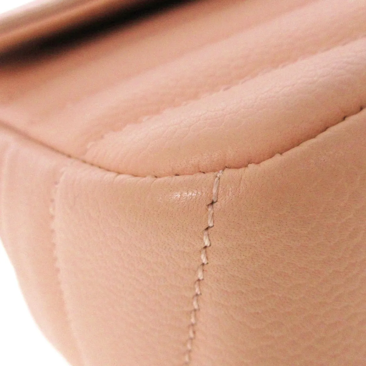 Chanel Chevron pink beige Shoulder bag