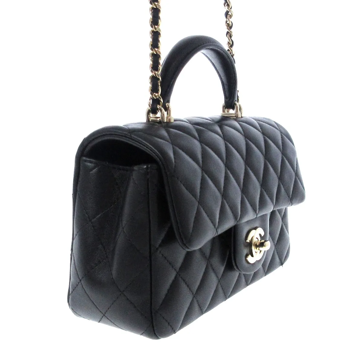 Chanel Mini Top Handle Flap Bag