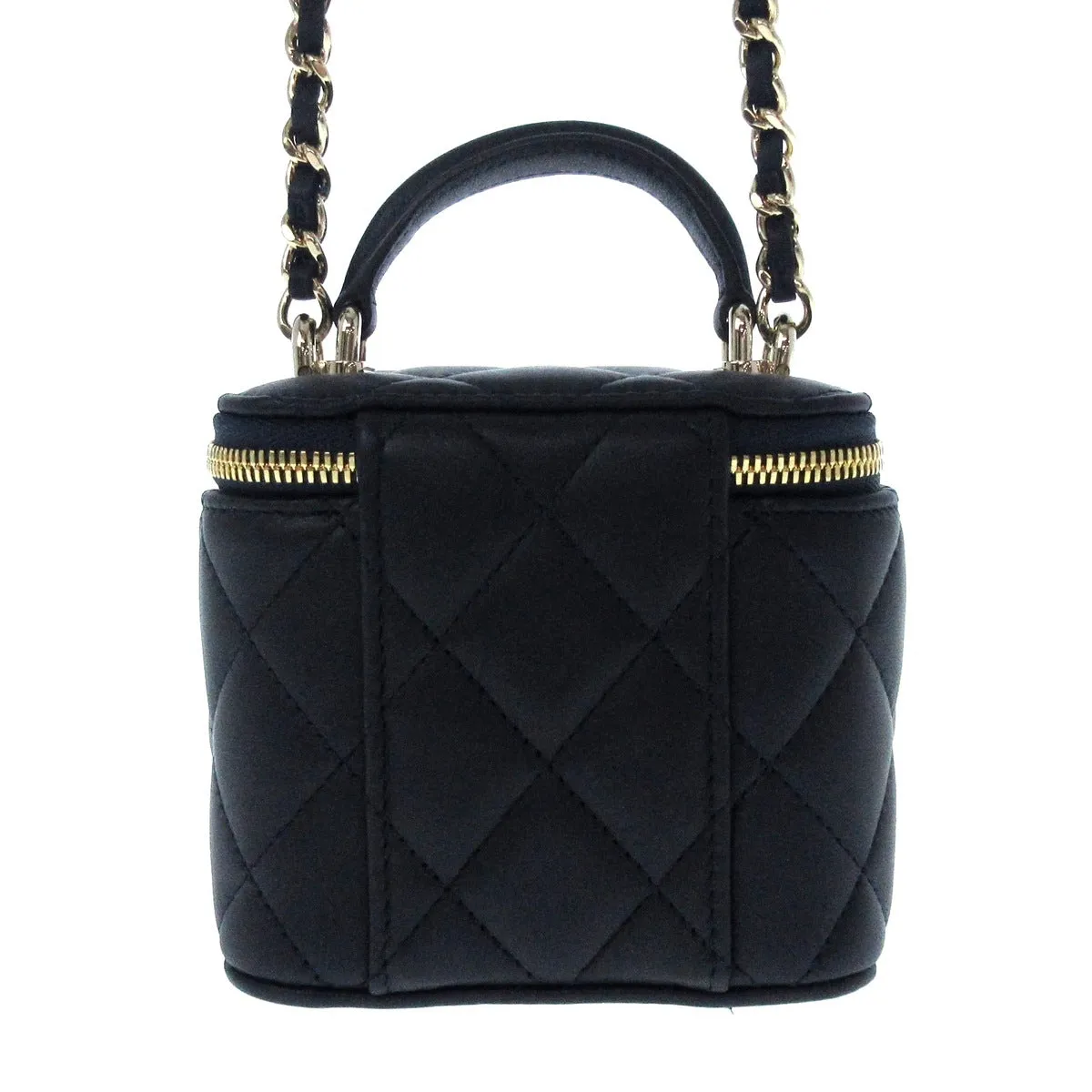 Chanel Mini Vanity Case Navy bag