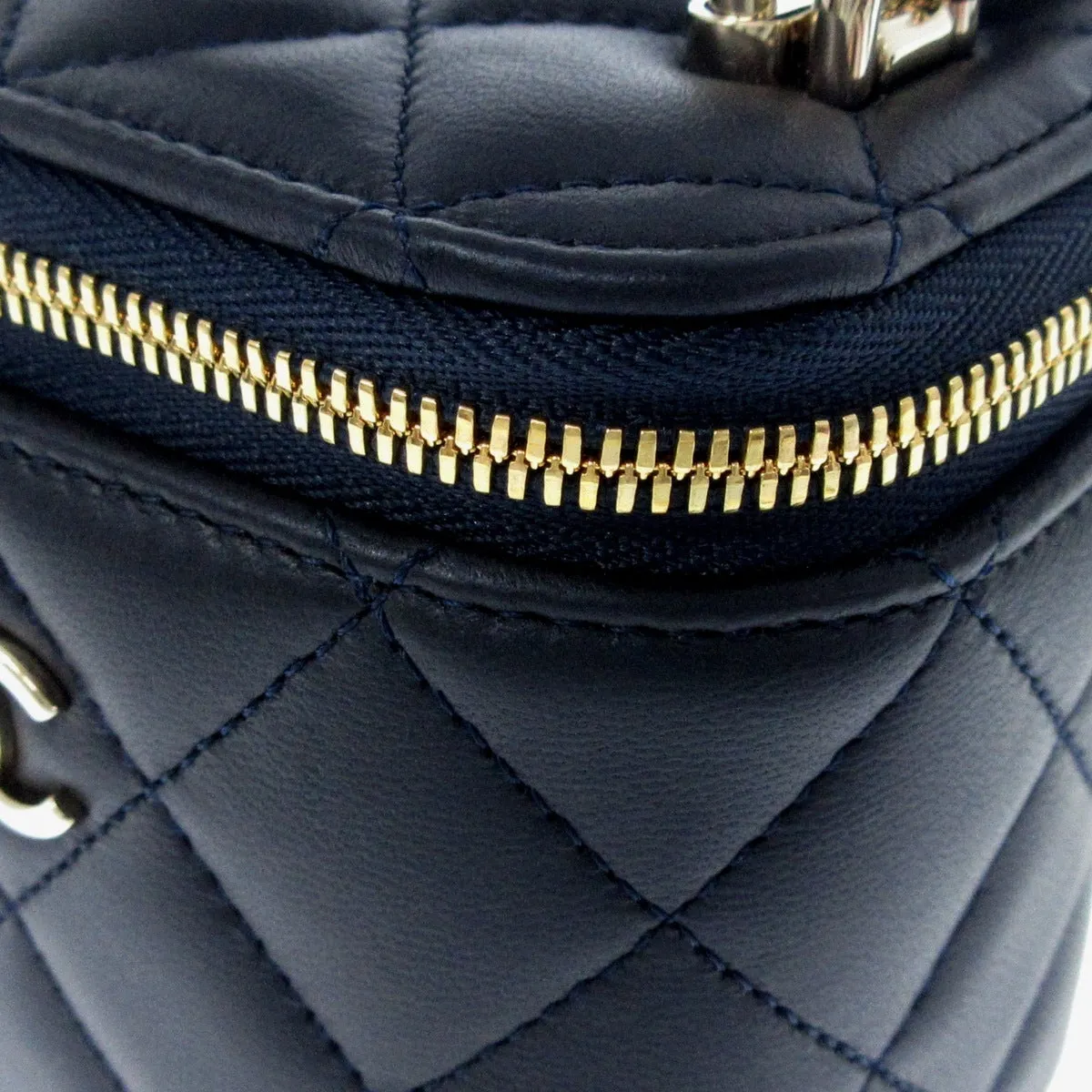 Chanel Mini Vanity Case Navy bag