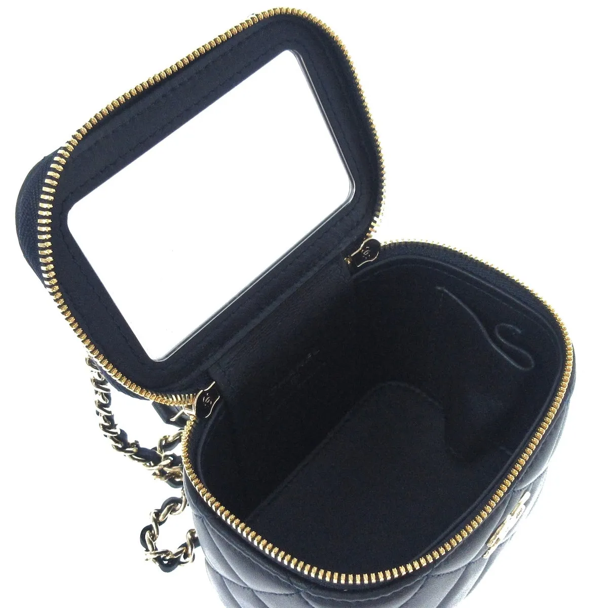 Chanel Mini Vanity Case Navy bag