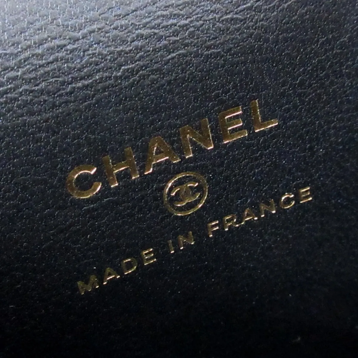 Chanel Mini Vanity Case Navy bag