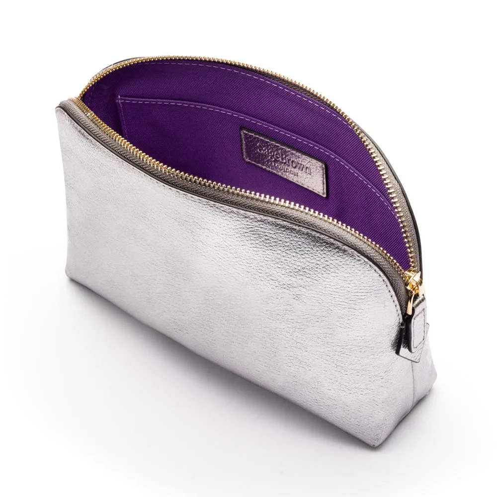 Cosmetic Bag - Silver
