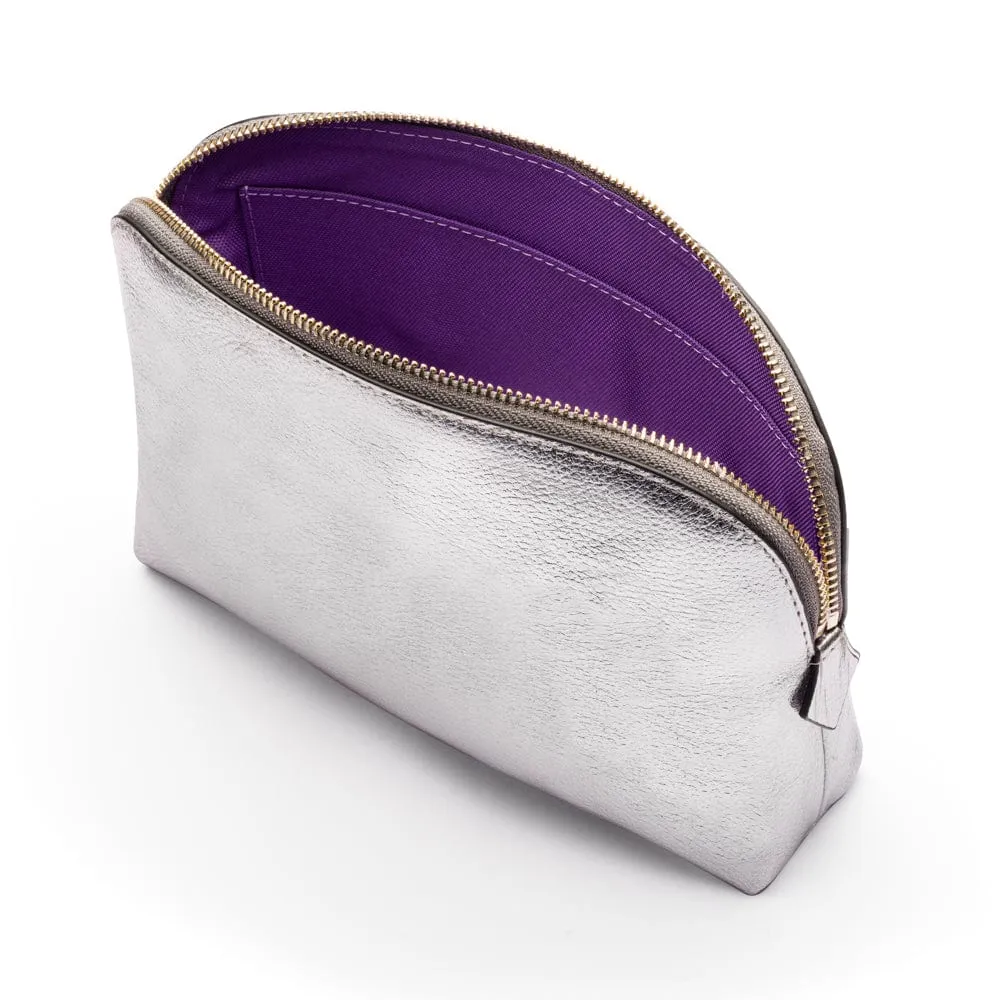 Cosmetic Bag - Silver