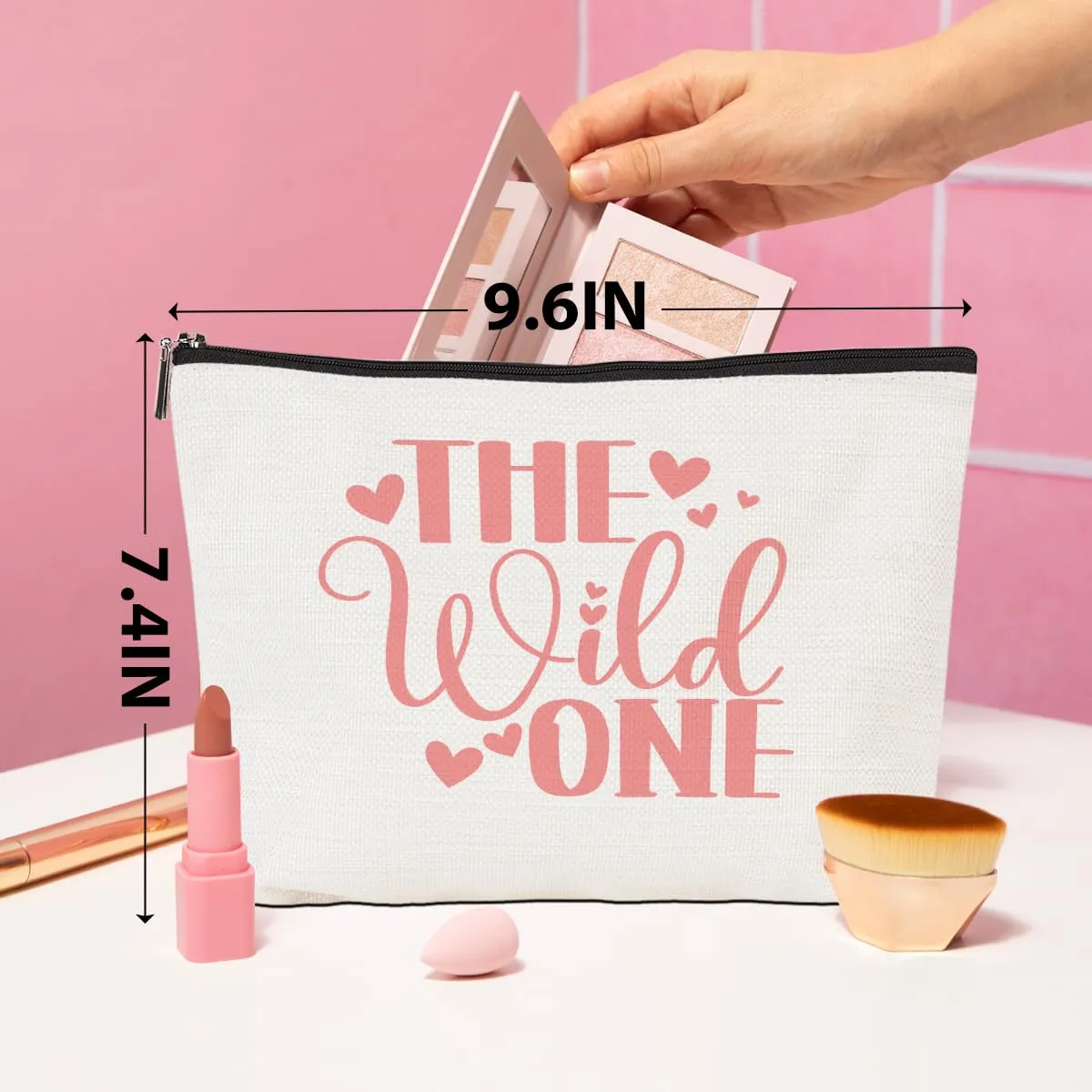 CQM Funny Girls Weekend Gifts Girls Trip 2024 Makeup Bag Girls Trip Gifts Favors Summer Gifts Cosmetic Bag Toiletry Bag Weekender Bags for Women Sister Niece Friendship Bachelorette Party Birthday