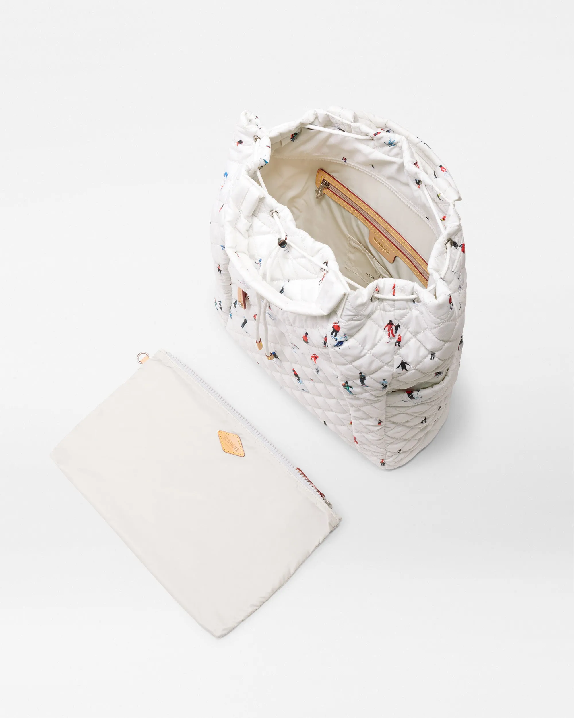 Dede Ski Print Metro Convertible Backpack