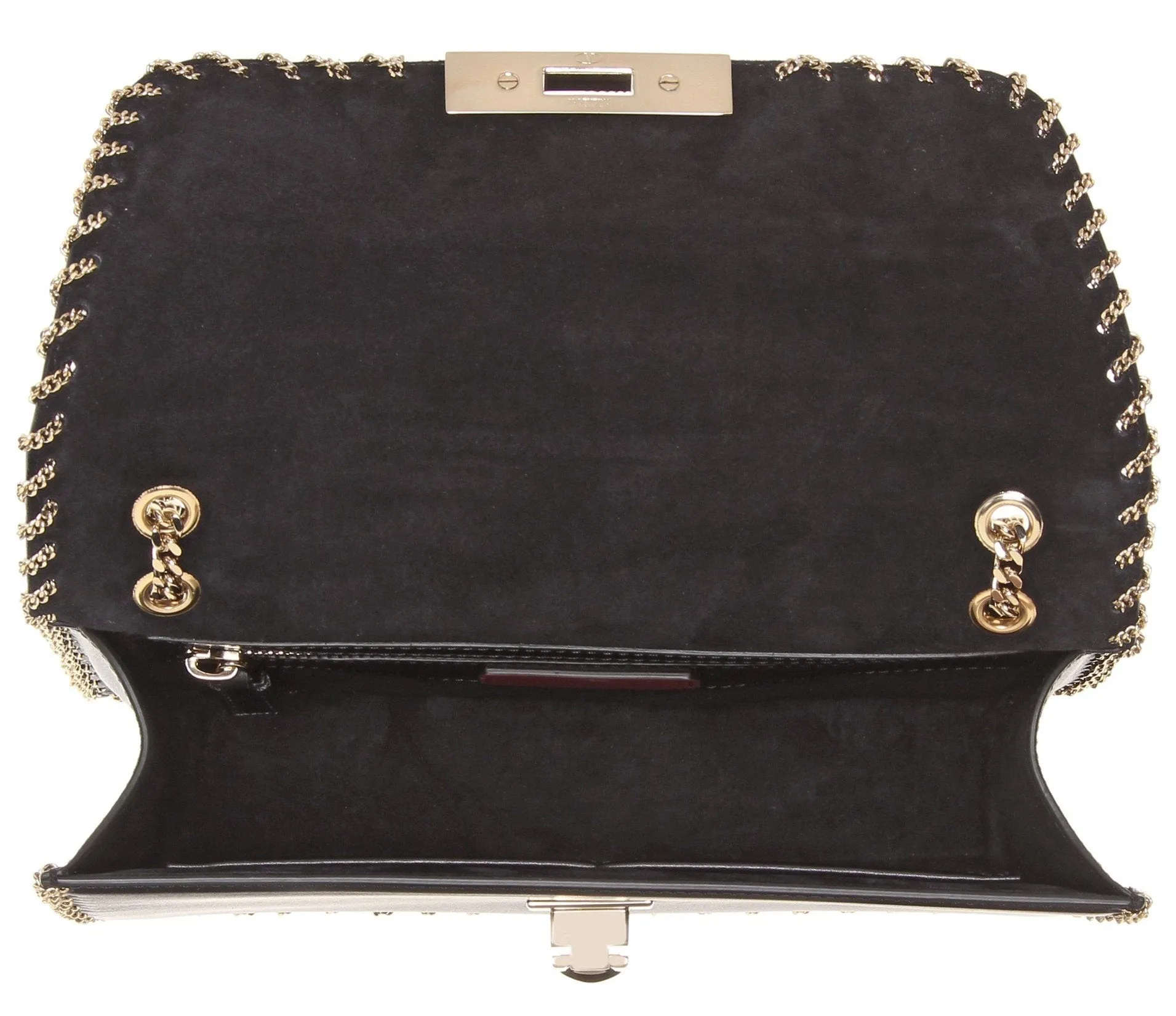 Demilune Small Leather Shoulder Bag - Black, Red, Pale Pink