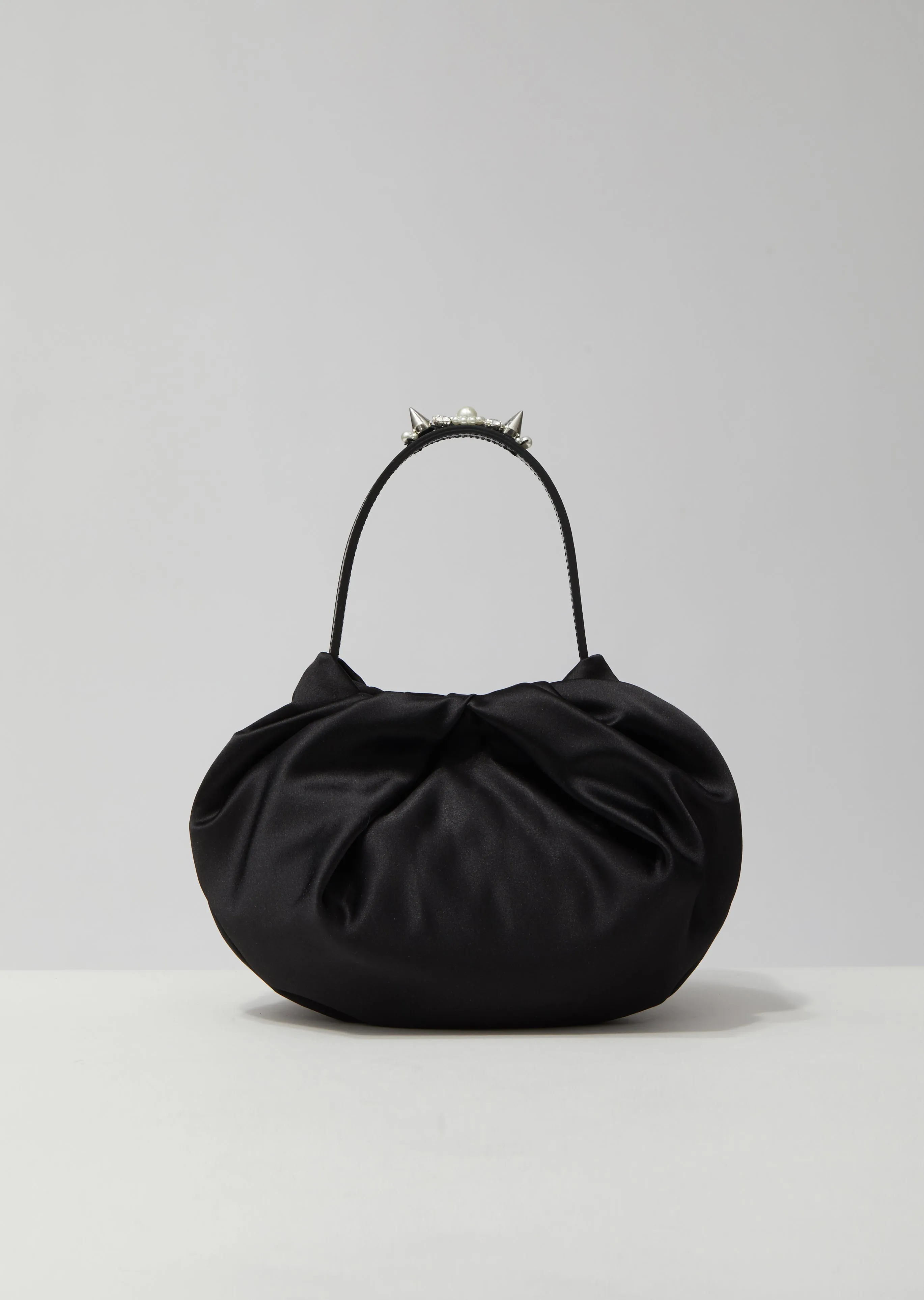 Embellished Mini Pleated Bag