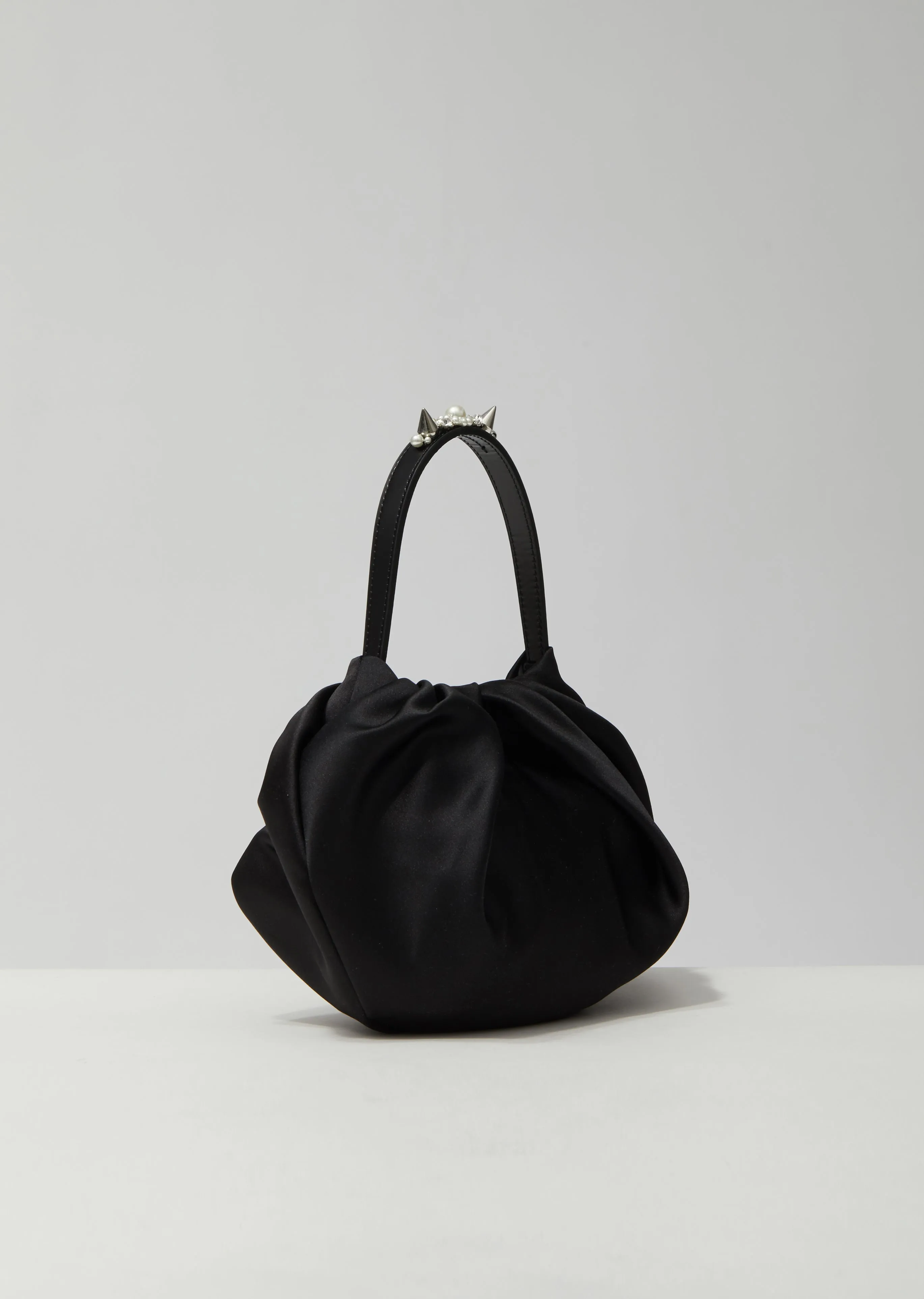 Embellished Mini Pleated Bag