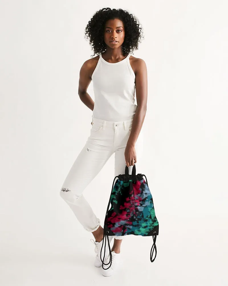 Flame Canvas Drawstring Bag