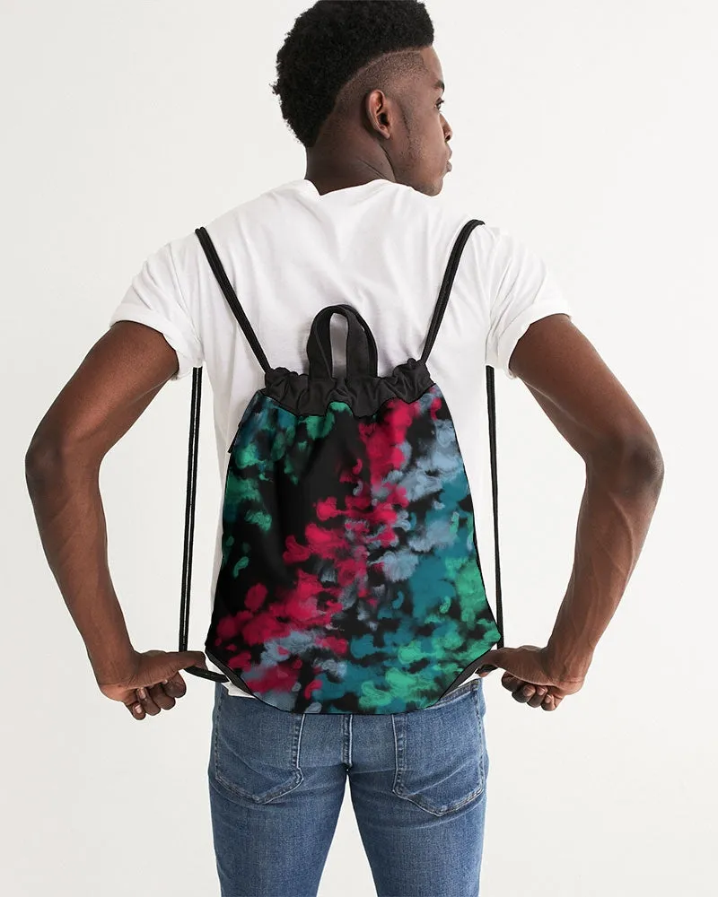 Flame Canvas Drawstring Bag