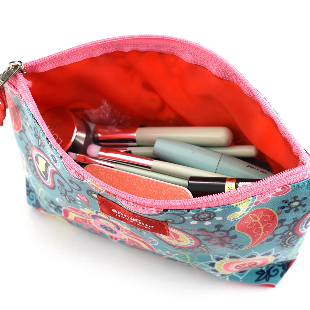 Flower Tile Make-up Bag Large
