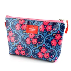 Flower Tile Make-up Bag Large
