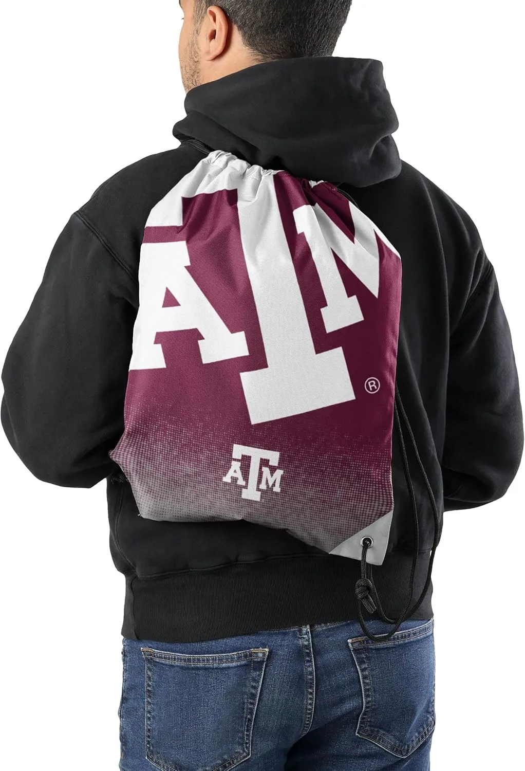FOCO NCAA College Team Logo Drawstring Bag Backpack