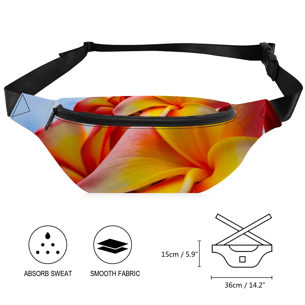 Frangipani Sky Waist Bag / Fanny Pack / Bum Bag