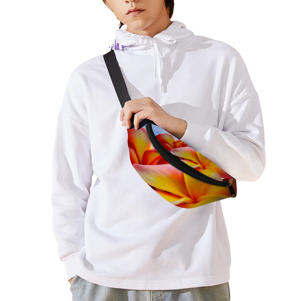 Frangipani Sky Waist Bag / Fanny Pack / Bum Bag