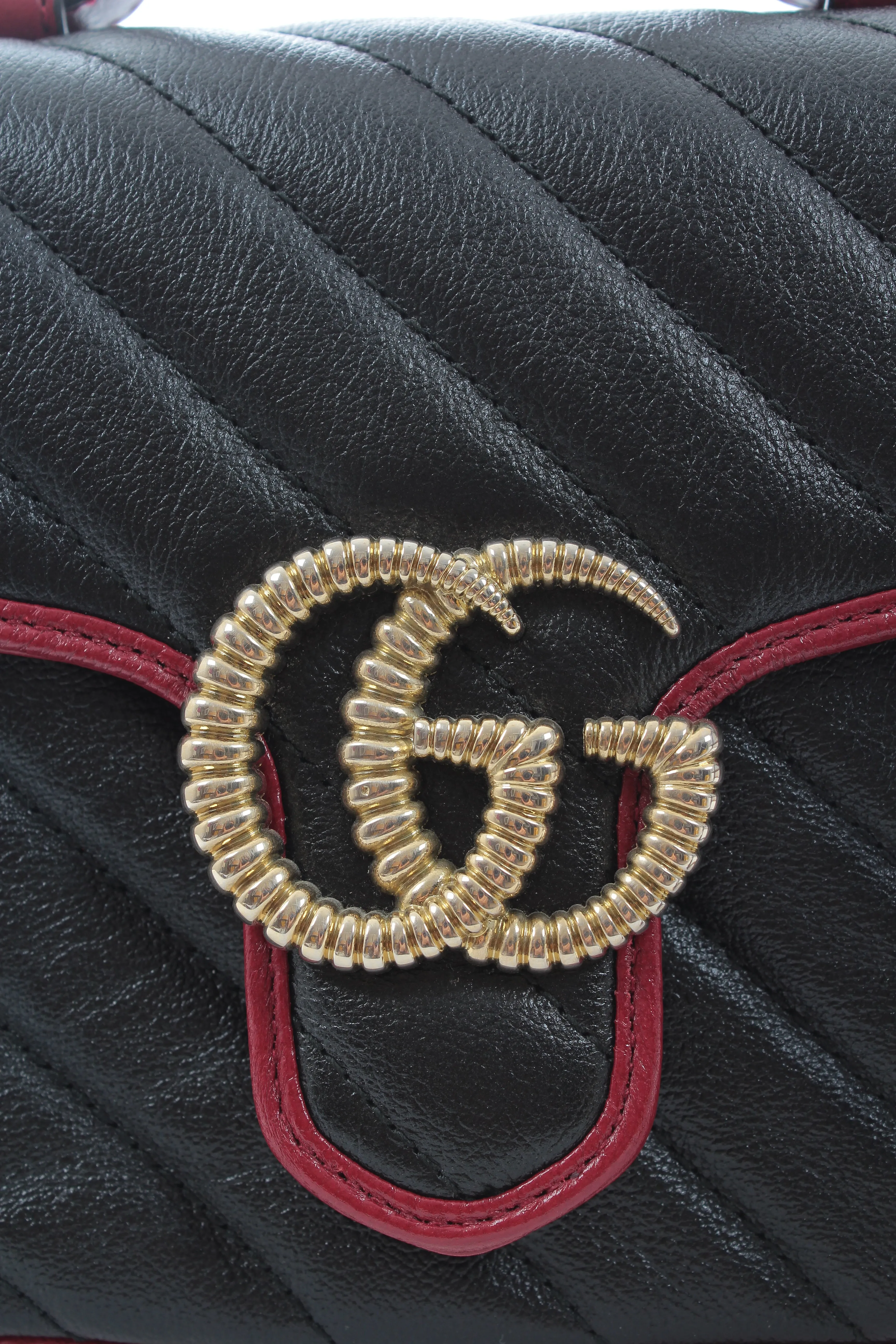 Gucci GG Marmont Mini Top Handle Crossbody Bag