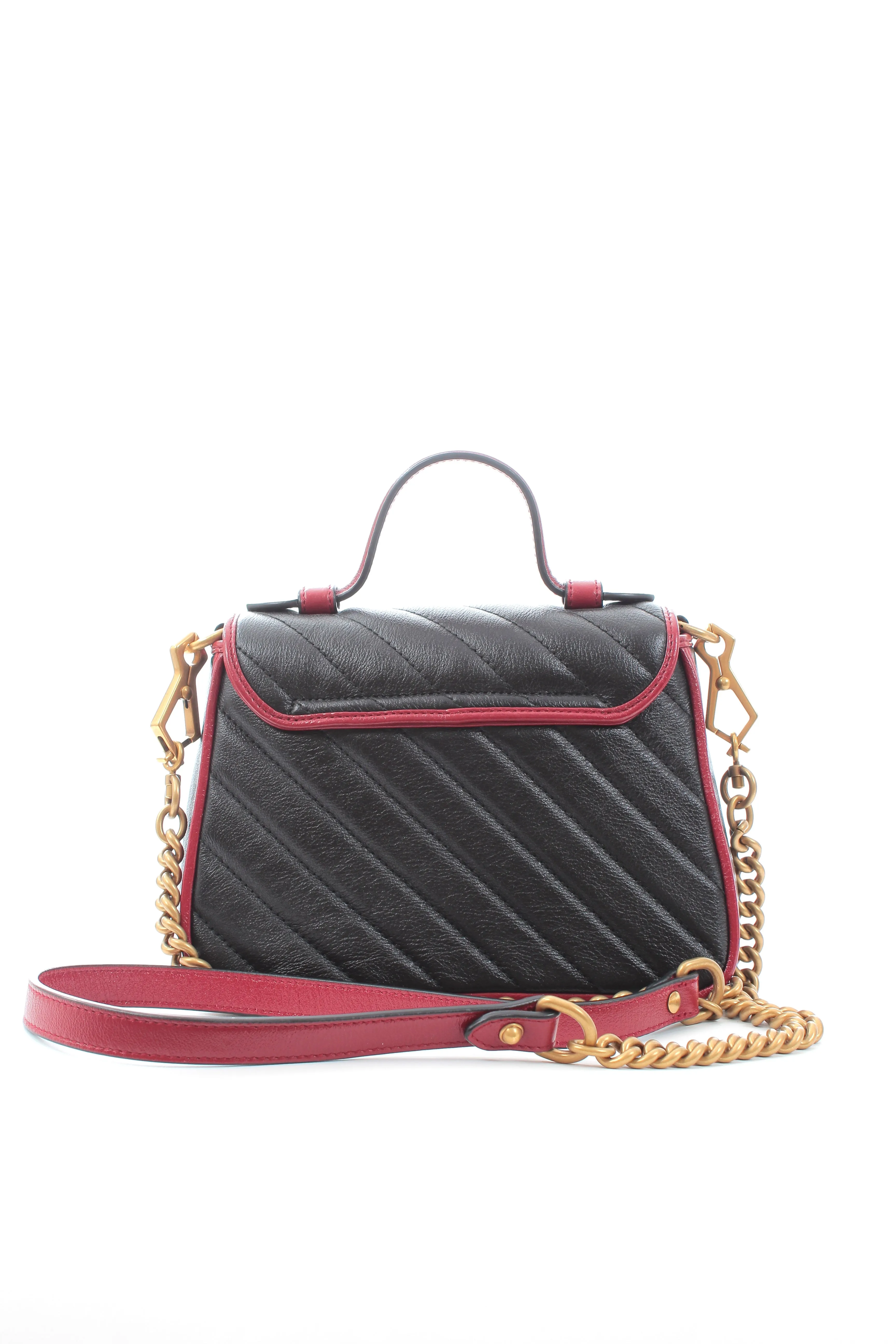 Gucci GG Marmont Mini Top Handle Crossbody Bag