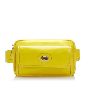 Gucci Interlocking G Morpheus Belt Bag Yellow