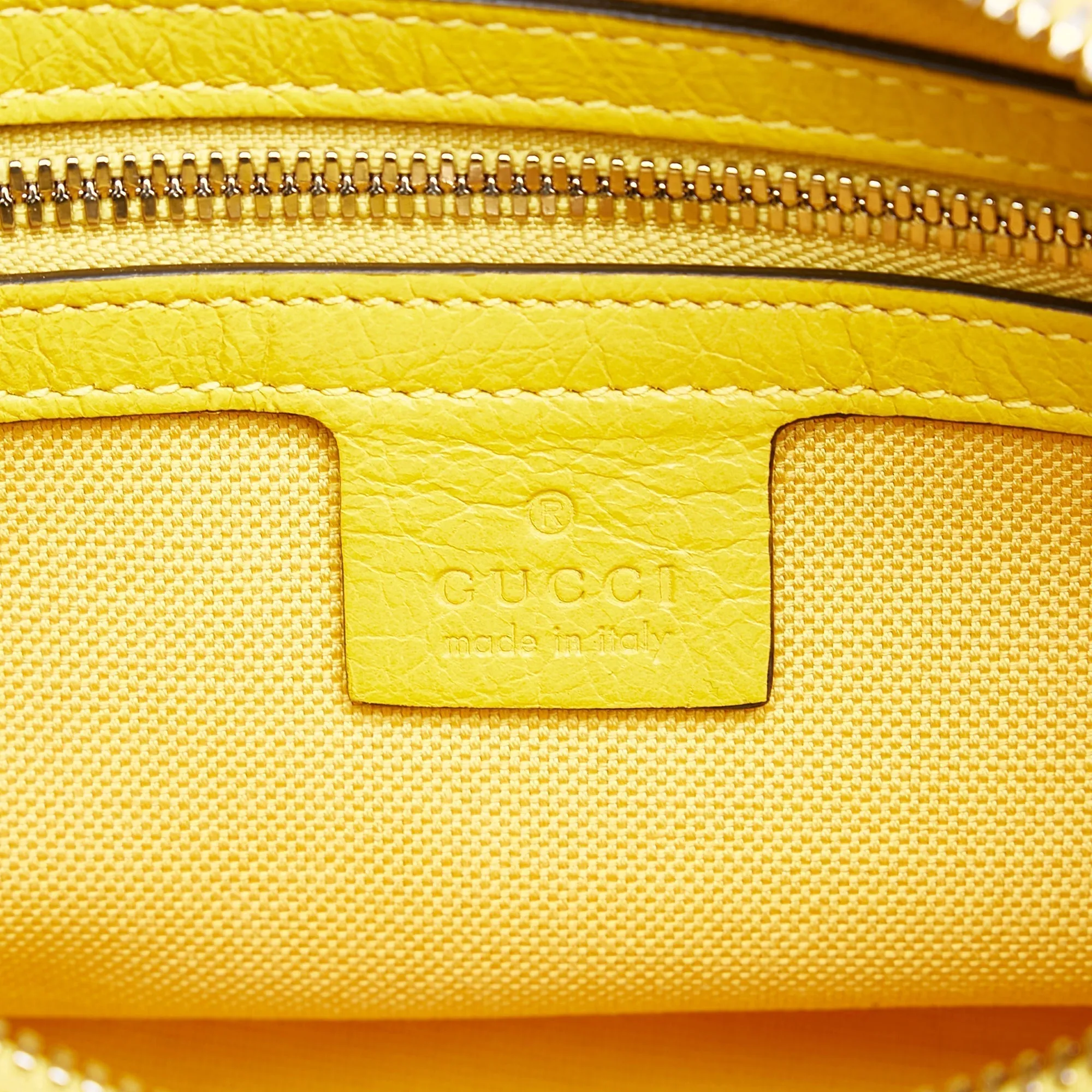 Gucci Interlocking G Morpheus Belt Bag Yellow