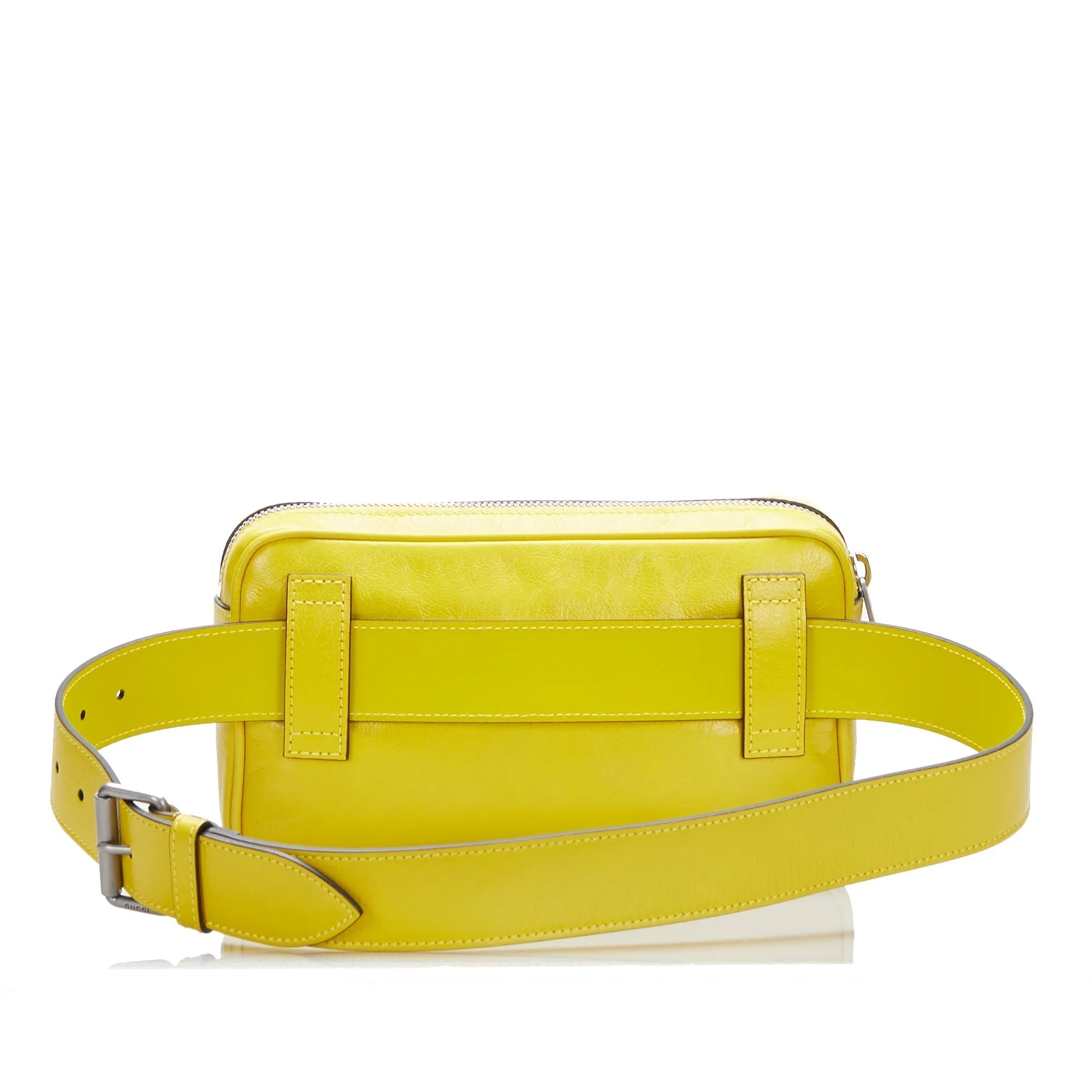 Gucci Interlocking G Morpheus Belt Bag Yellow