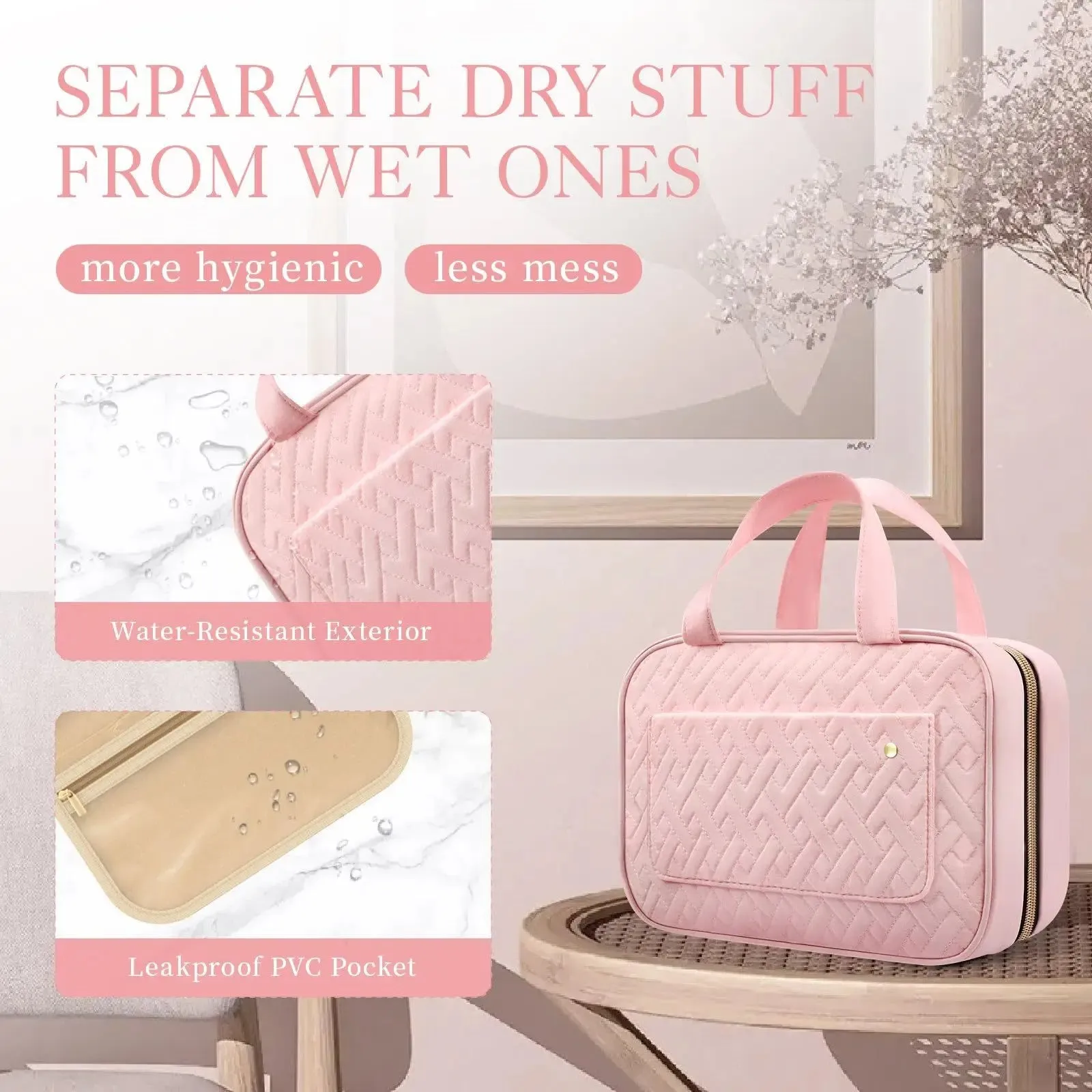 Hanging Toiletry Bag for Women