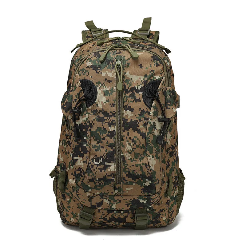 Hiking Backpack Outdoor Sports Trip Army Camouflage Double-Shoulder Backpack