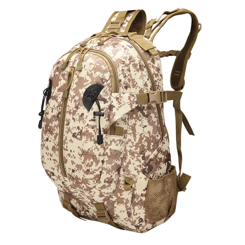 Hiking Backpack Outdoor Sports Trip Army Camouflage Double-Shoulder Backpack