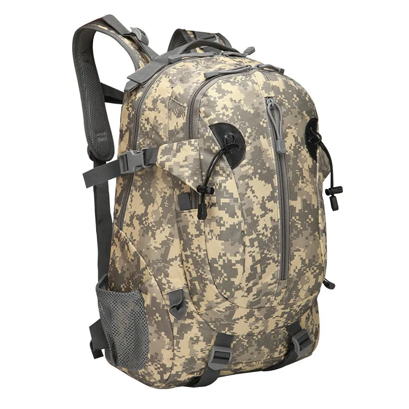 Hiking Backpack Outdoor Sports Trip Army Camouflage Double-Shoulder Backpack