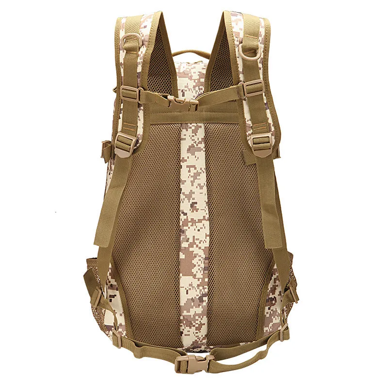 Hiking Backpack Outdoor Sports Trip Army Camouflage Double-Shoulder Backpack