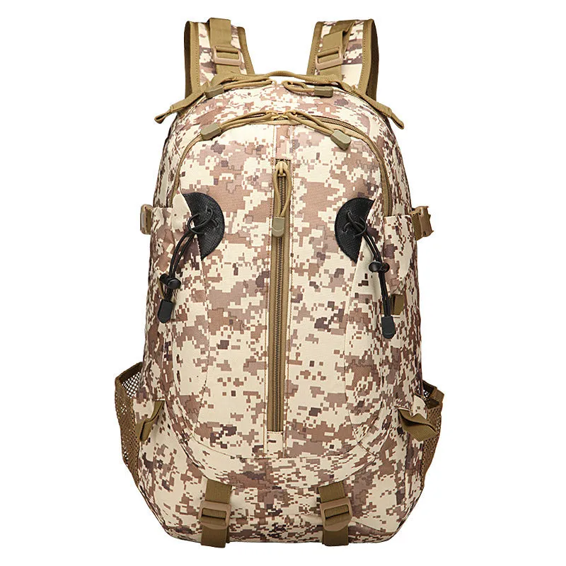 Hiking Backpack Outdoor Sports Trip Army Camouflage Double-Shoulder Backpack