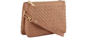 HR Shoulder Bags Wristlet Clutch Handbags convertible to crossbody